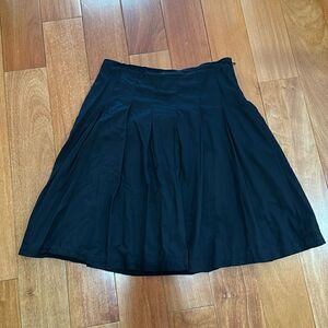 Sutton Studio Cotten Black A-line skirt size 8